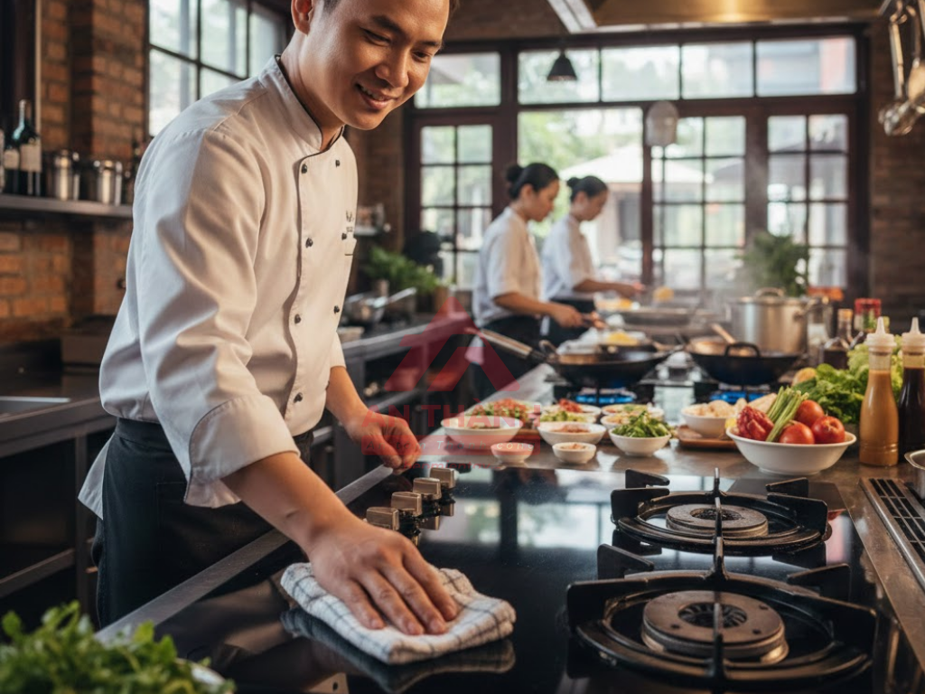 3. Lau ngay 30 giây - sạch suốt cả ngày